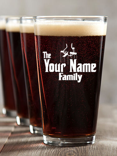 The Family : Pint Glasses - Color Printed