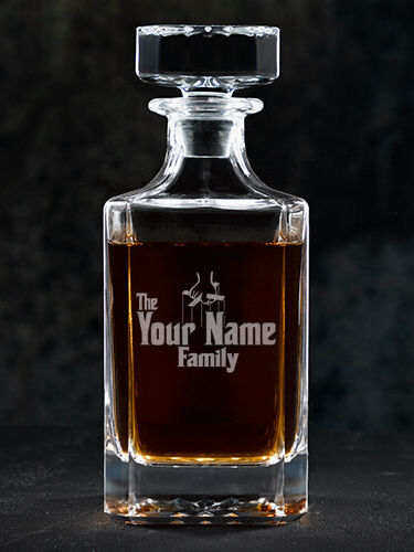 The Family : Whiskey Decanter - Engraved