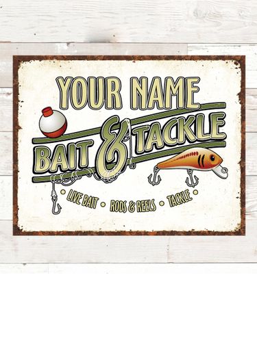 Classic Bait and Tackle : Tin Signs