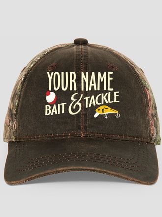 Classic Bait and Tackle : Embroidered 2-Tone Camo Hats