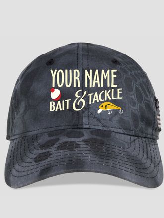 Classic Bait and Tackle : Embroidered Kryptek Tactical Camo Hats
