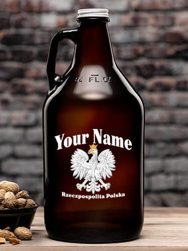 Polish Eagle : Beer Growlers - Color Printed