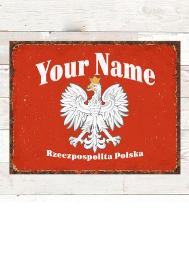Polish Eagle : Tin Signs