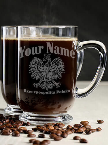 Polish Eagle : Coffee Mugs - Engraved