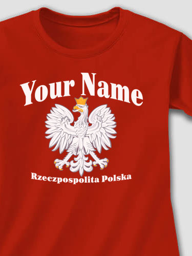 Polish Eagle : Adult Ladies Fitted T-Shirt