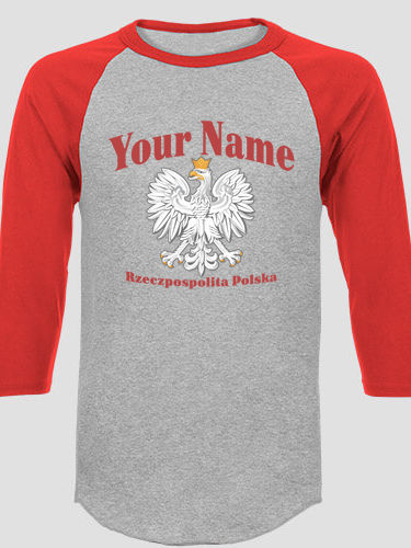 Polish Eagle : Printed Raglan Shirts