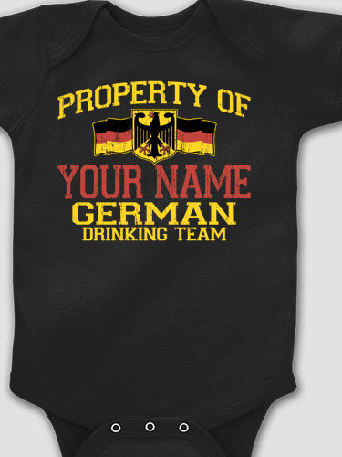 German Drinking Team : Printed Baby Bodysuits
