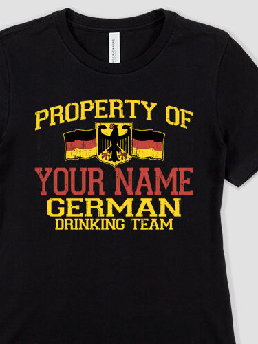 German Drinking Team : Premium Ladies T-Shirts