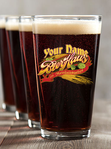 Bierhaus : Pint Glasses - Color Printed