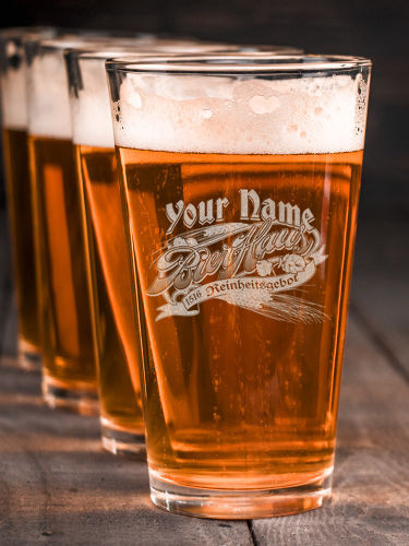 Bierhaus : Pint Glasses - Engraved