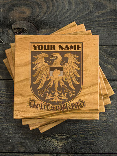 German Eagle : Coasters - Engraved