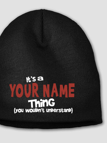 You Wouldn't Understand : Embroidered Beanies