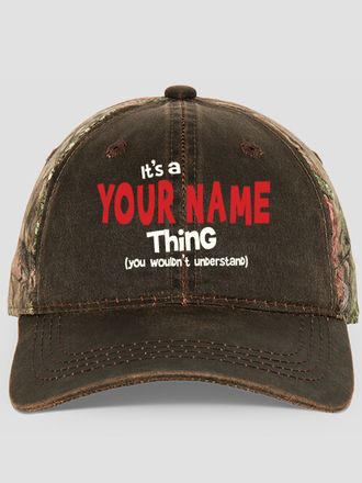 You Wouldn't Understand : Embroidered 2-Tone Camo Hats