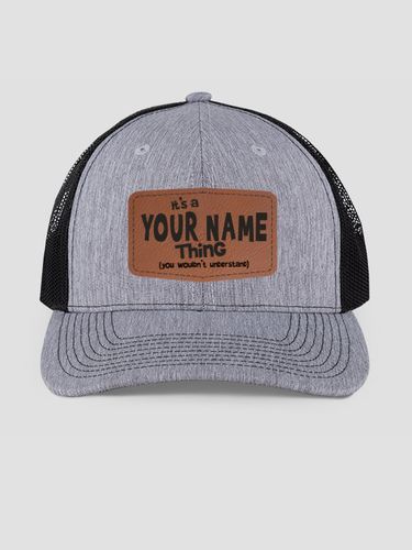 You Wouldn't Understand : Structured Trucker Hats with Patch