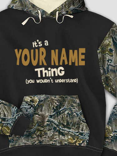 You Wouldn't Understand : Printed 2-Tone Camo Hoodies