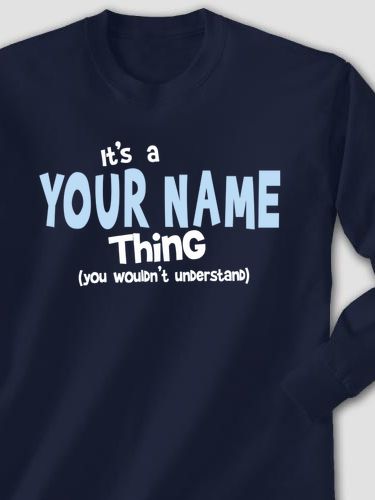 You Wouldn't Understand : Printed Long Sleeves