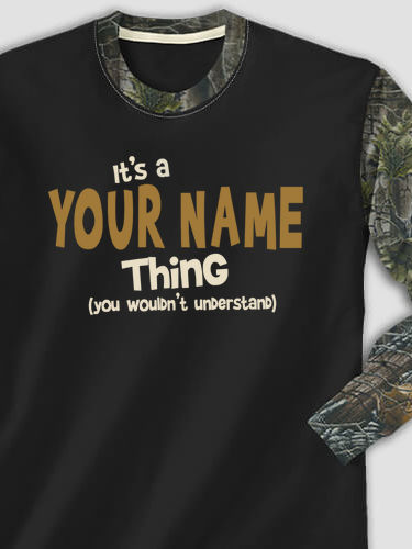 You Wouldn't Understand : Printed 2-Tone Camo Long Sleeves
