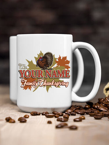 Family Thanksgiving : Ceramic Coffee Mugs
