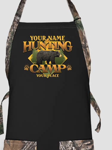 Bear Hunting Camp : Printed 2-Tone Aprons