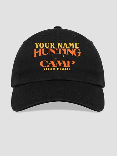 Bear Hunting Camp : Embroidered Baseball Hats