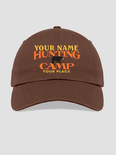 Bear Hunting Camp : Embroidered Baseball Hats