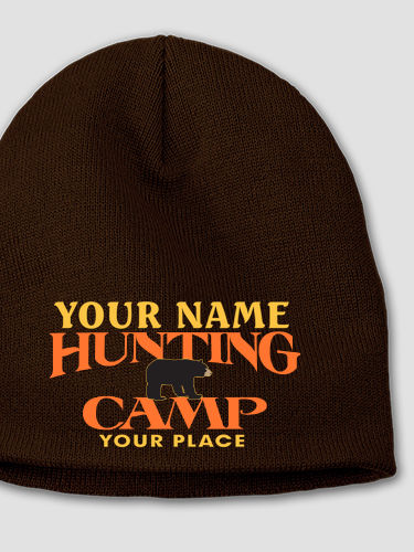 Bear Hunting Camp : Embroidered Beanies