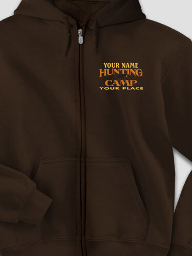 Bear Hunting Camp : Embroidered Zip Hoodies