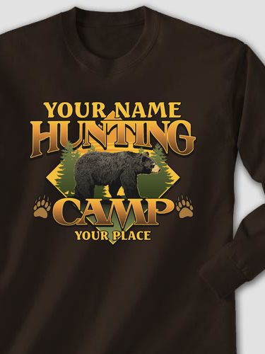 Bear Hunting Camp : Printed Long Sleeves