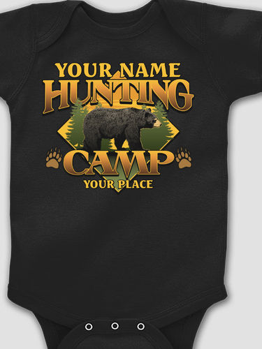 Bear Hunting Camp : Printed Baby Bodysuits