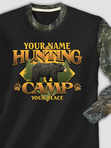 Bear Hunting Camp : Printed 2-Tone Camo Long Sleeves