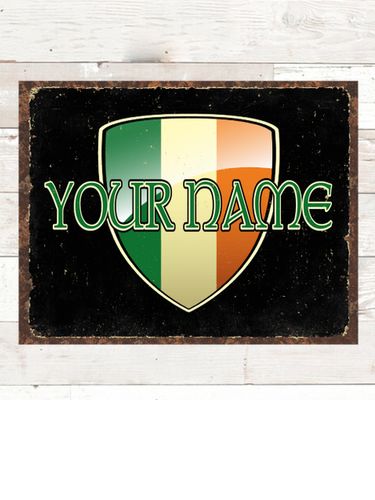 Irish Shield : Tin Signs