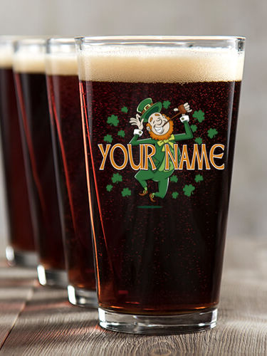 Leprechaun : Pint Glasses - Color Printed