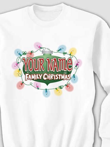 Christmas Lights : Printed Sweatshirts