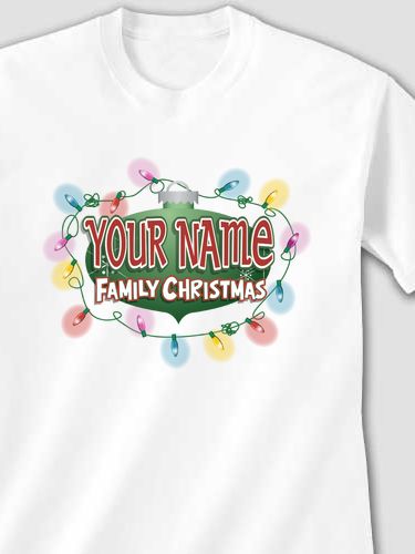 Christmas Lights : Printed T-Shirts