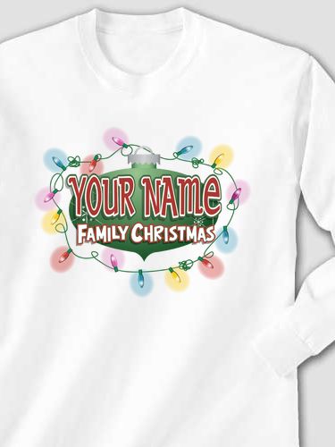 Christmas Lights : Printed Long Sleeves