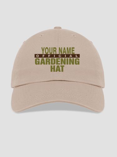 Official Gardening : Embroidered Baseball Hats
