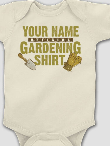 Official Gardening : Printed Baby Bodysuits