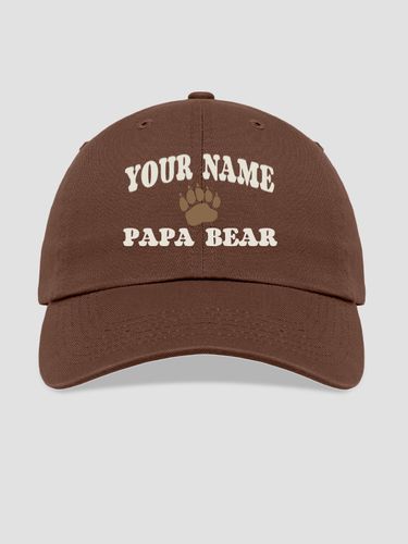 Papa Bear : Embroidered Baseball Hats
