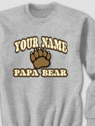 Papa Bear : Printed Sweatshirts