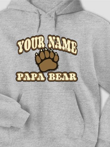 Papa Bear : Printed Hoodies