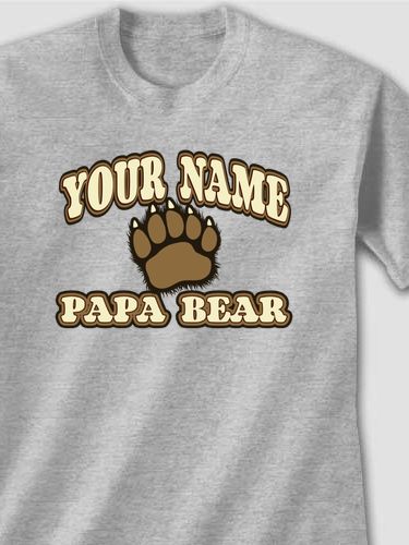 Papa Bear : Printed T-Shirts