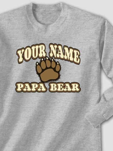 Papa Bear : Printed Long Sleeves