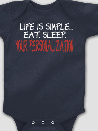 Life is Simple : Printed Baby Bodysuits