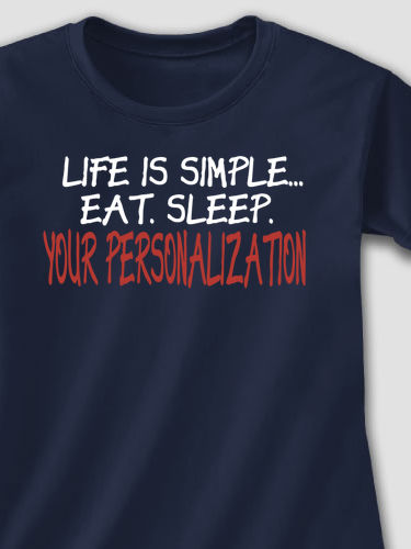 Life is Simple : Printed T-Shirts