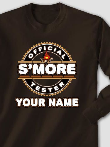 Official S'more Tester : Printed Long Sleeves