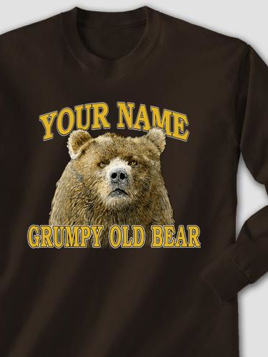 Grumpy Old Bear : Printed Long Sleeves