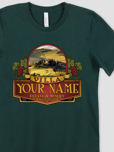 Italian Villa : Premium Printed T-Shirts
