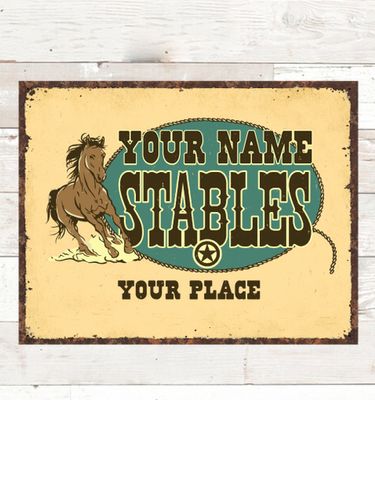 Stables : Tin Signs