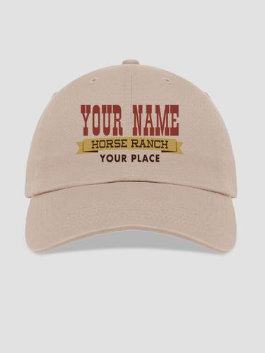 Horse Ranch : Embroidered Baseball Hats