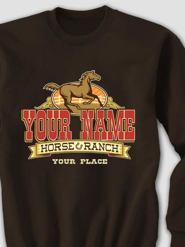 Horse Ranch : Printed Sweatshirts